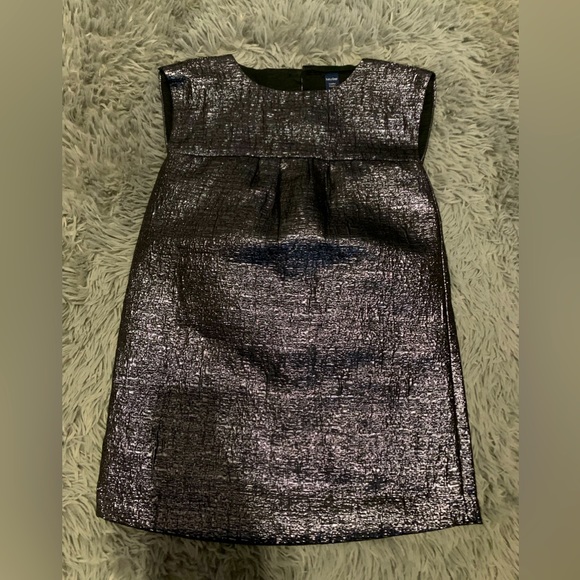 Gap Black Metallic Dress 4T - Picture 1 of 2